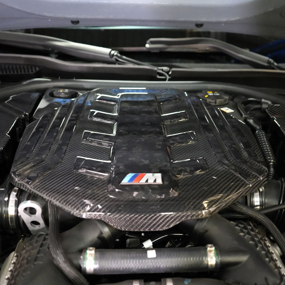 CarBahn Carbon Fiber Engine Cover | BMW M5 G90 G99 S68