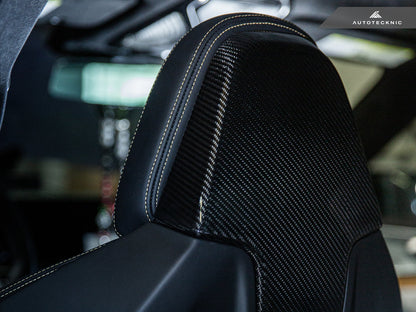 AutoTecknic Dry Carbon Seat Back Cover Set BMW G87 M2