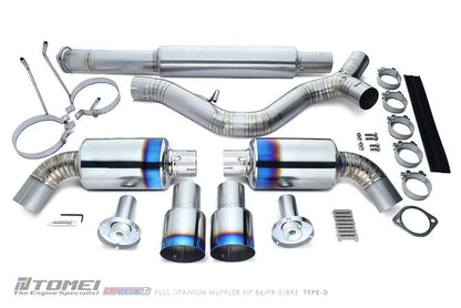 Tomei Expreme Ti Titanium Type D Catback Exhaust Scion FRS Toyota GT86/GR86 Subaru BRZ Fa20 Fa24