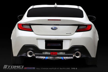 Tomei Expreme Ti Titanium Type D Catback Exhaust Scion FRS Toyota GT86/GR86 Subaru BRZ Fa20 Fa24