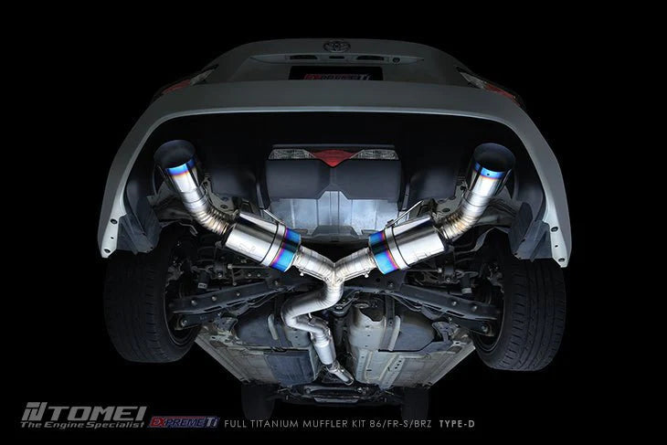 Tomei Expreme Ti Titanium Type D Catback Exhaust Scion FRS Toyota GT86/GR86 Subaru BRZ Fa20 Fa24