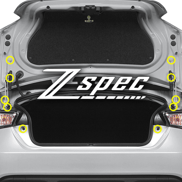 ZSPEC Stage-3 Dress Up Bolts Fastener Kit for Scion FRS Subaru BRZ Toyota GT86 Stainless & Billet