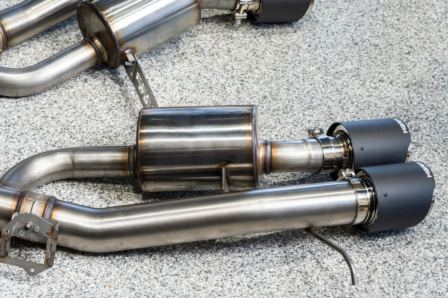 3-Inch Axle-Back, Active Profile, Quad Rear Exit Exhaust, S45033CF | 2021-2026 BMW M4/M3