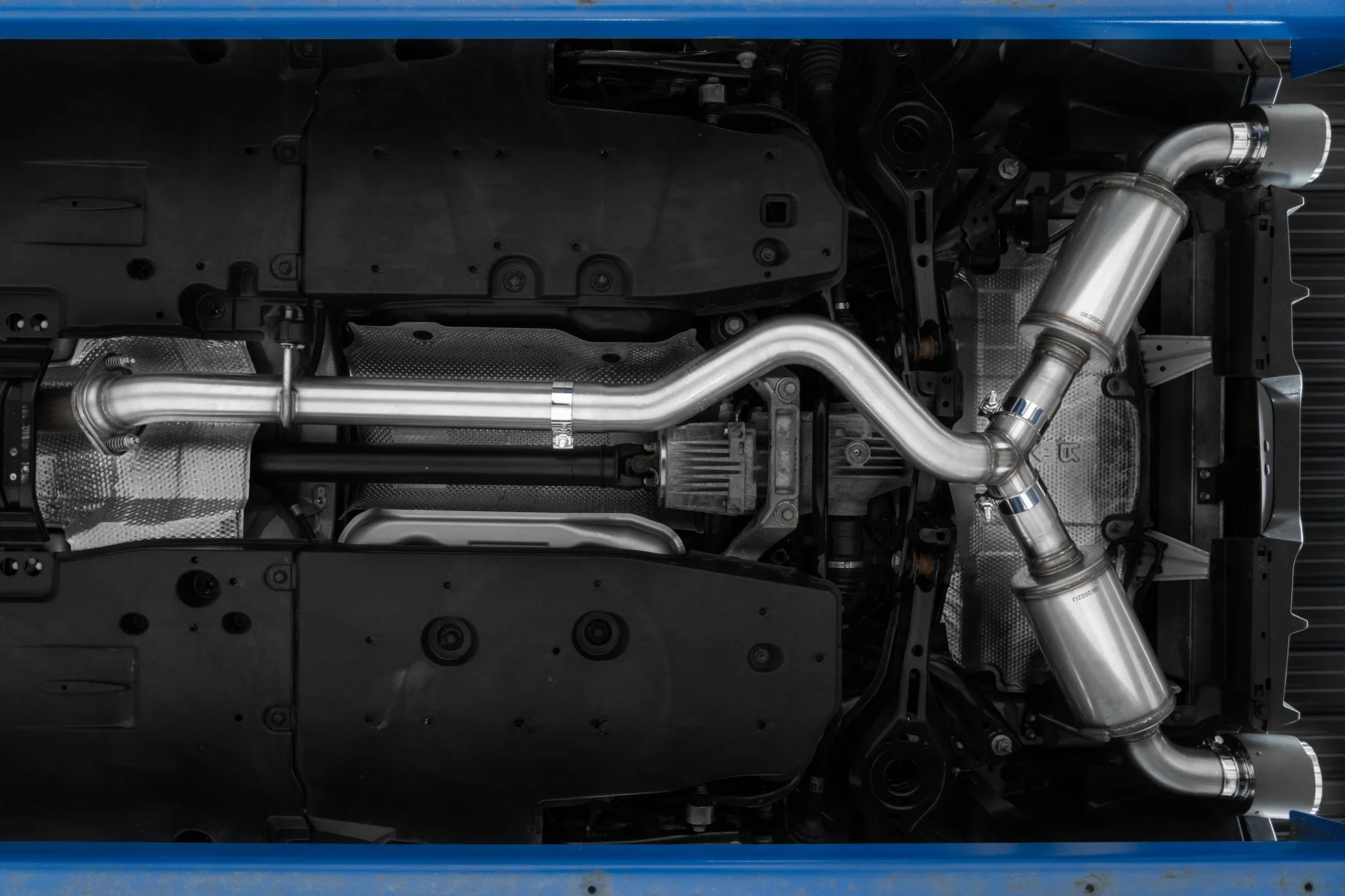 3-Inch Cat-Back, Street Profile, Dual Rear Exit Exhaust, S43023CF | 2023-2026 Toyota GR Corolla