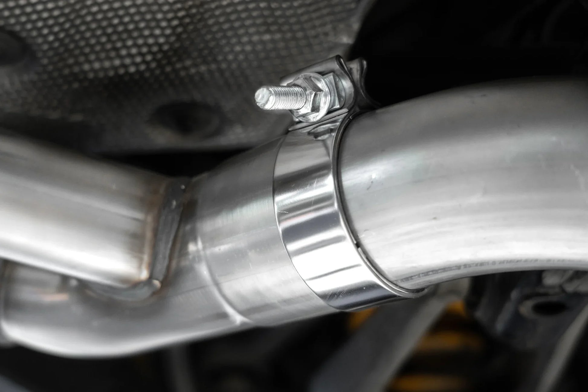 3-Inch Resonator-Back, Active Profile, Quad Rear Exit Exhaust, S45023CF | 2019-2021 BMW M2 Competition