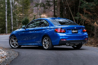 3-Inch Axle-Back, Street Profile, Dual Rear Exit Exhaust, S45003CF | 2017-2021 BMW M240i