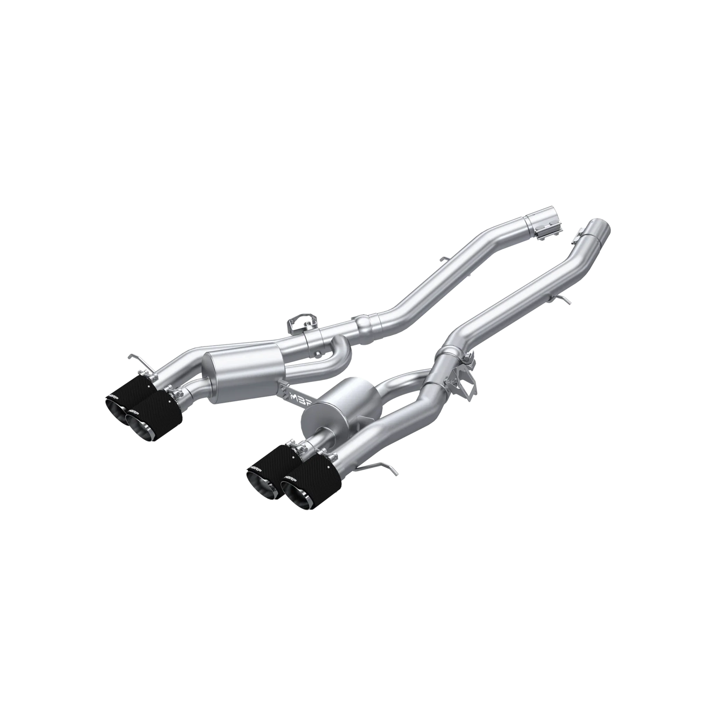3-Inch Axle-Back, Active Profile, Quad Rear Exit Exhaust, S45033CF | 2021-2026 BMW M4/M3