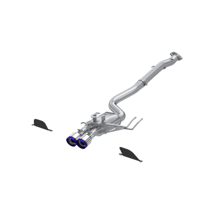 3-Inch Cat-Back, Street Profile, Dual Center Rear Exit Exhaust, S43033BE | 2023-2026 Toyota GR Corolla