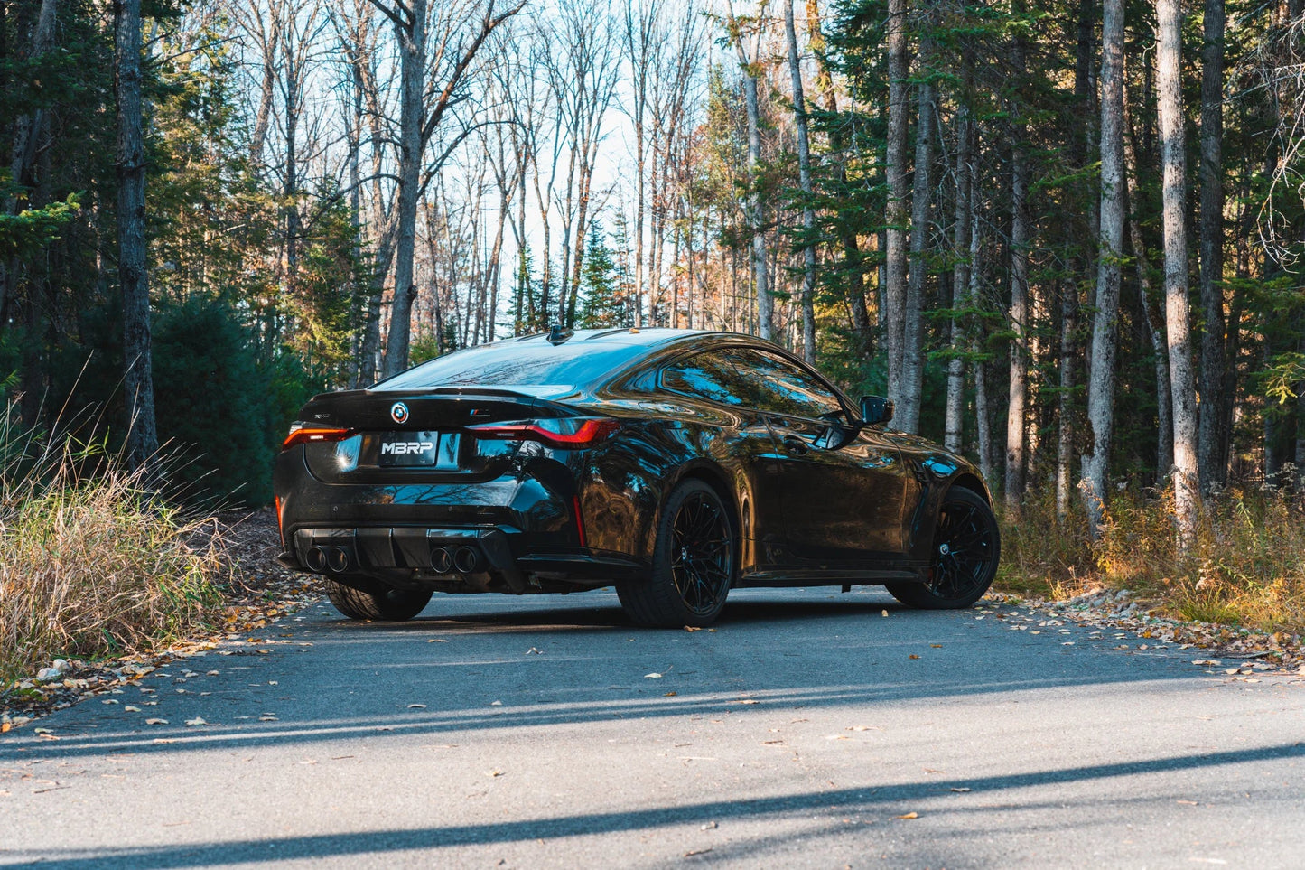 3-Inch Axle-Back, Active Profile, Quad Rear Exit Exhaust, S45033CF | 2021-2026 BMW M4/M3