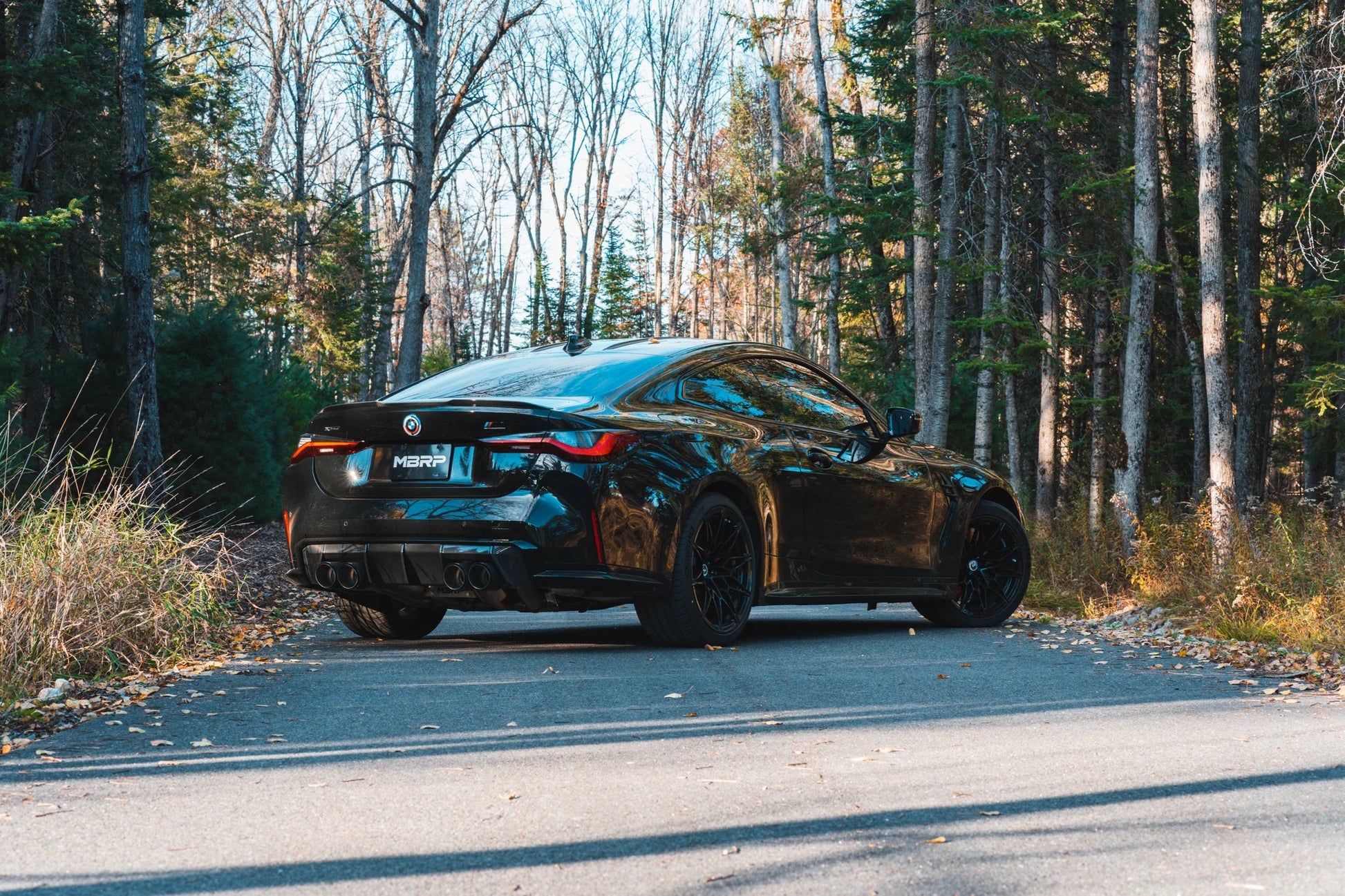 3-Inch Axle-Back, Active Profile, Quad Rear Exit Exhaust, S45033CF | 2021-2026 BMW M4/M3