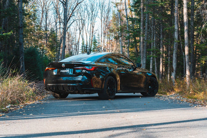 3-Inch Axle-Back, Active Profile, Quad Rear Exit Exhaust, S45033CF | 2021-2026 BMW M4/M3