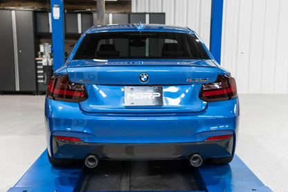 3-Inch Axle-Back, Street Profile, Dual Rear Exit Exhaust, S45003CF | 2017-2021 BMW M240i