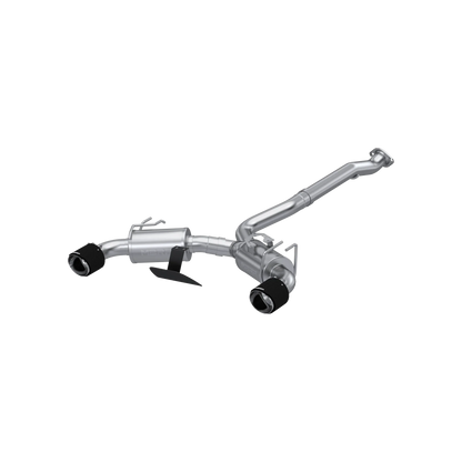 3-Inch Cat-Back, Street Profile, Dual Rear Exit Exhaust, S43023CF | 2023-2026 Toyota GR Corolla