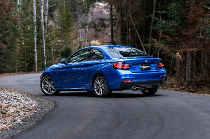 3-Inch Axle-Back, Street Profile, Dual Rear Exit Exhaust, S45003CF | 2017-2021 BMW M240i