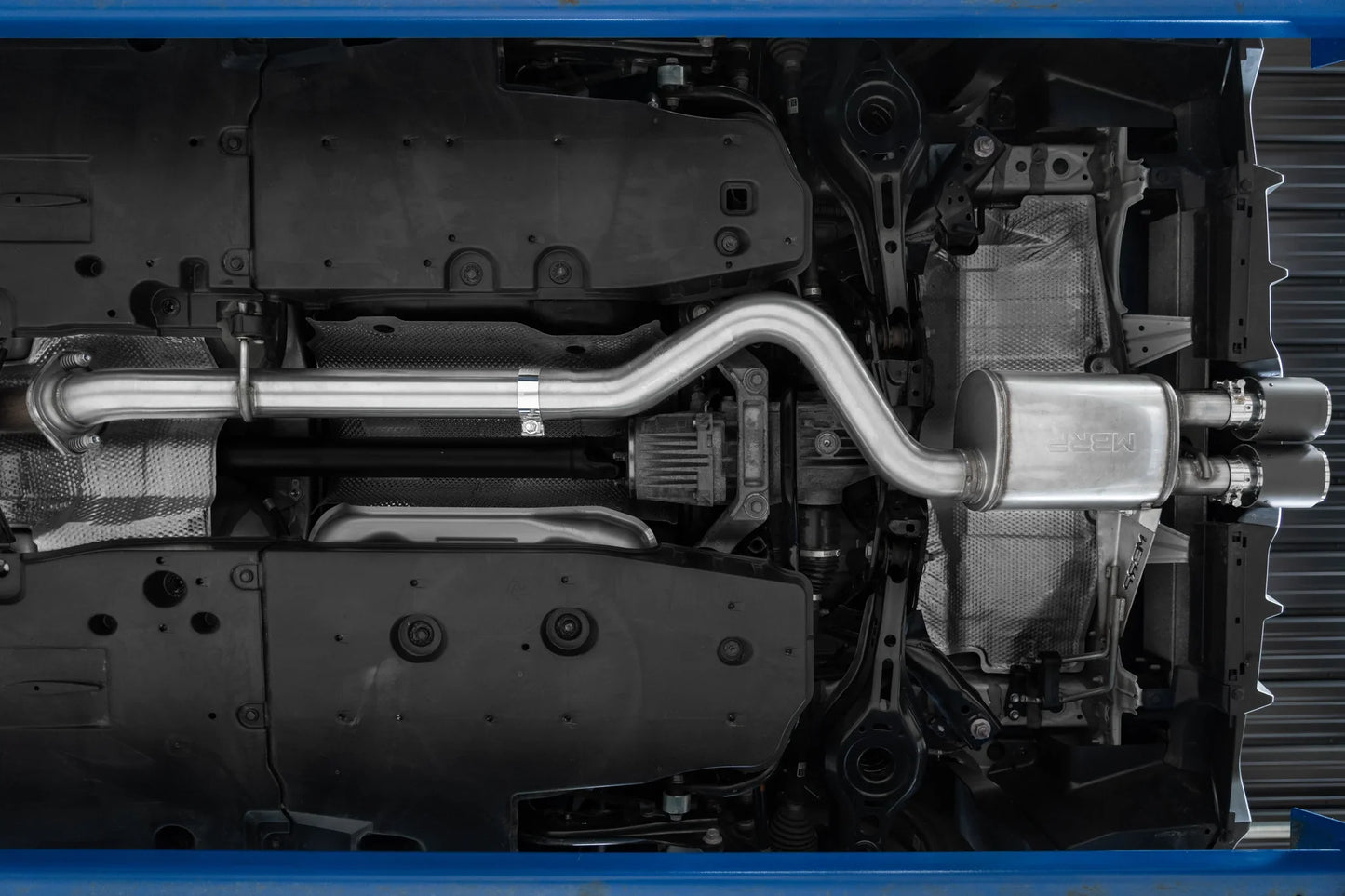 3-Inch Cat-Back, Street Profile, Dual Center Rear Exit Exhaust, S43033CF | 2023-2026 Toyota GR Corolla