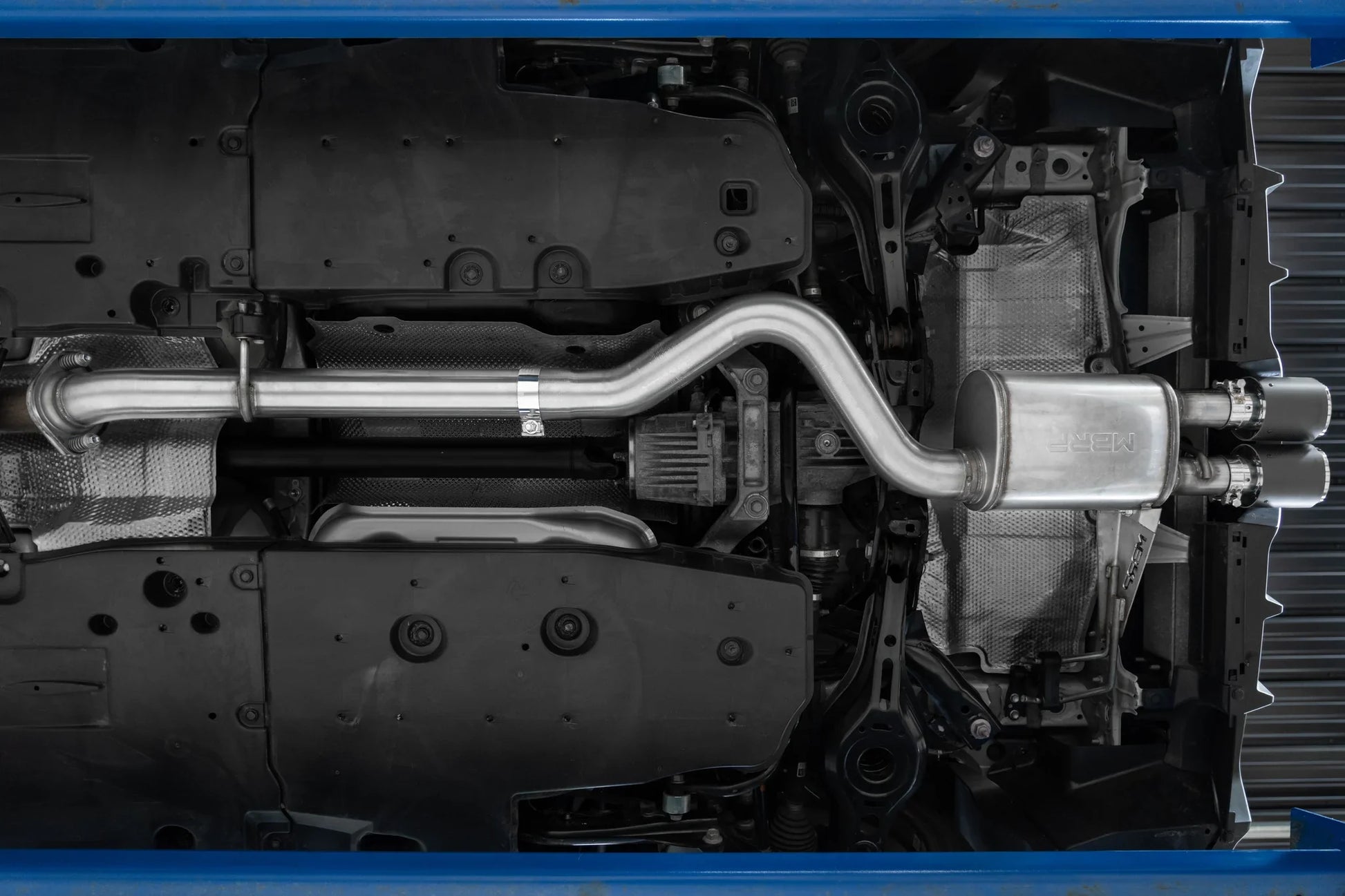 3-Inch Cat-Back, Street Profile, Dual Center Rear Exit Exhaust, S43033CF | 2023-2026 Toyota GR Corolla
