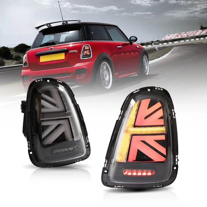 Vland LED Tail Lights With Amber Sequential Turn Signal Mini R Series 2th Gen R56 R57 R58 R59