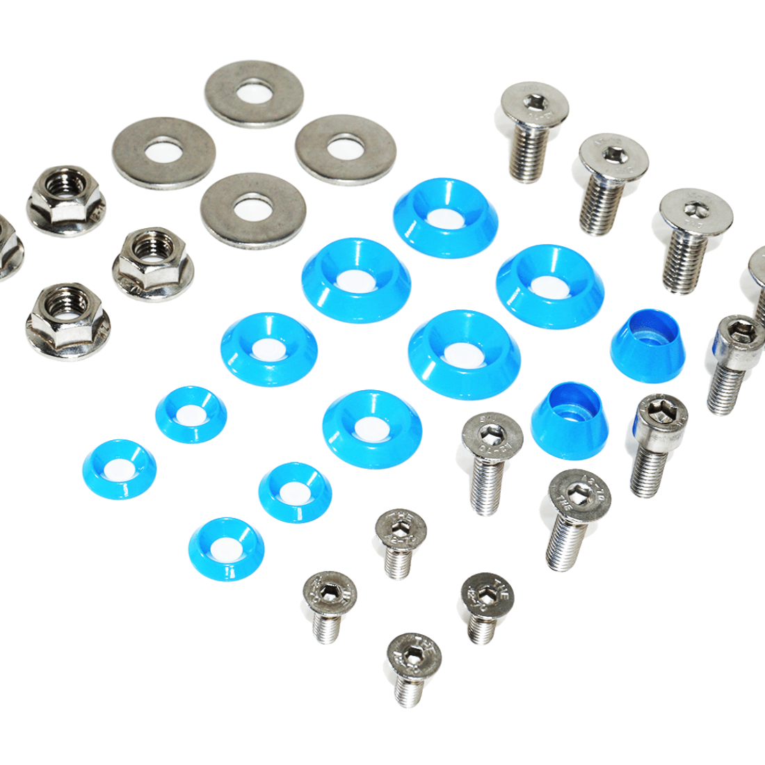 ZSPEC Trunk Area Fastener Kit for Toyota GR86 & Subaru BRZ, Stainless & Billet