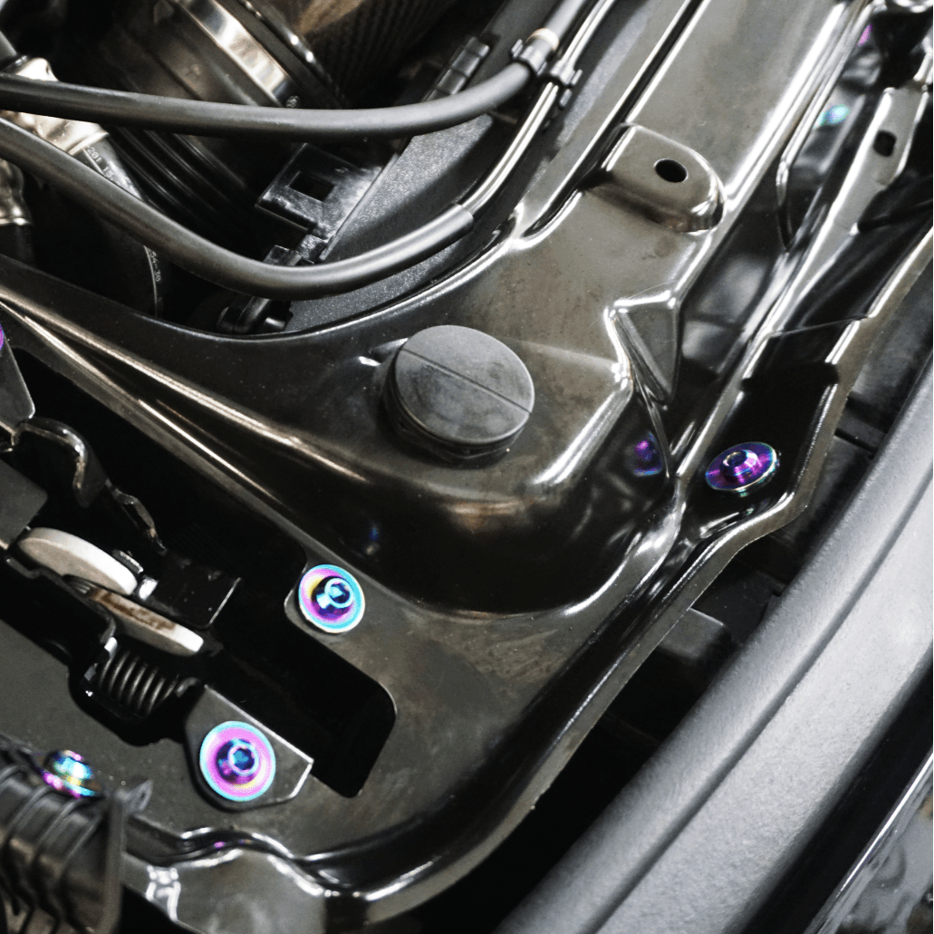 ZSPEC Stage-2 Dress Up Bolts Fastener Kit for '14-19 BMW 435i F32 3.0T, Titanium