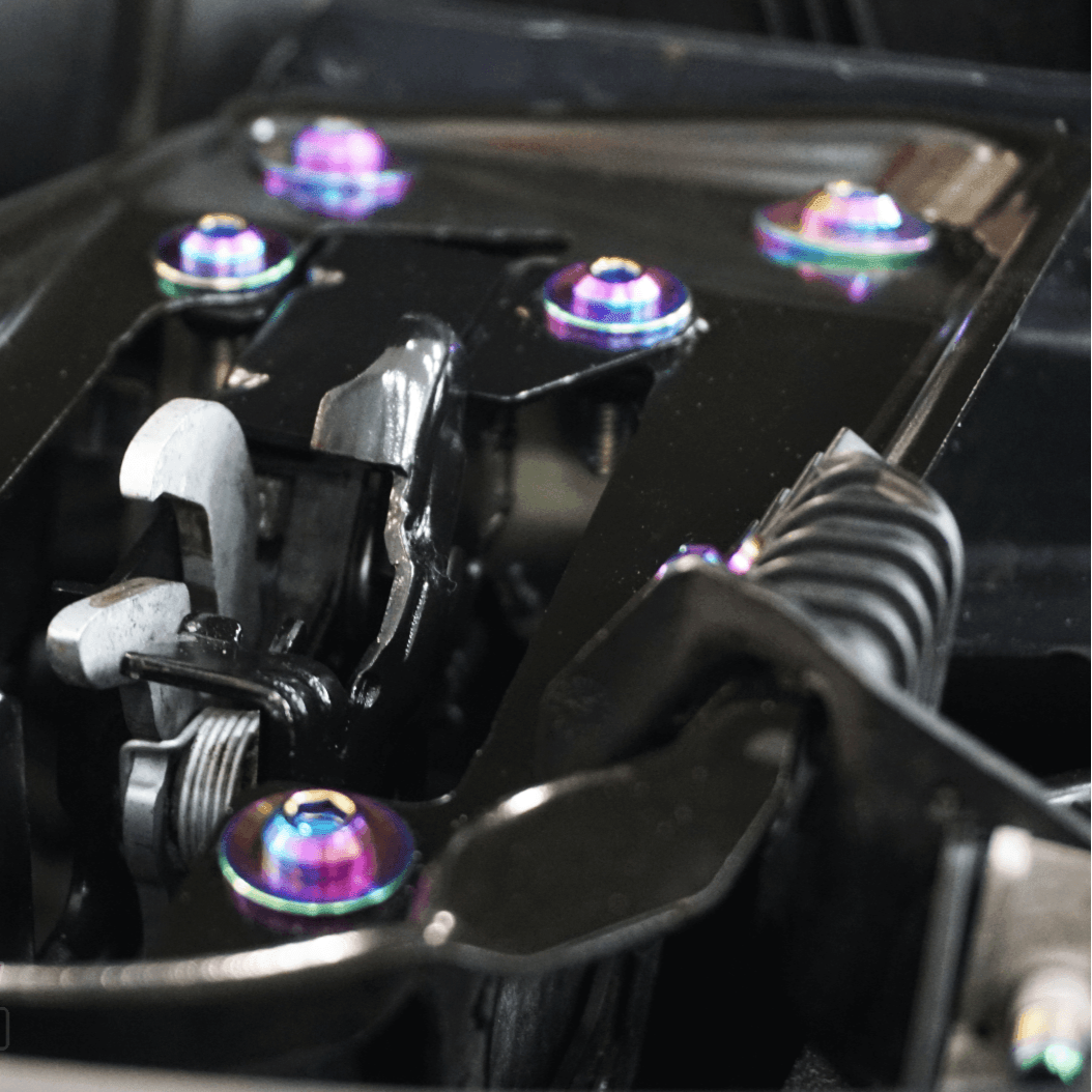 ZSPEC Stage-2 Dress Up Bolts Fastener Kit for '14-19 BMW 435i F32 3.0T, Titanium