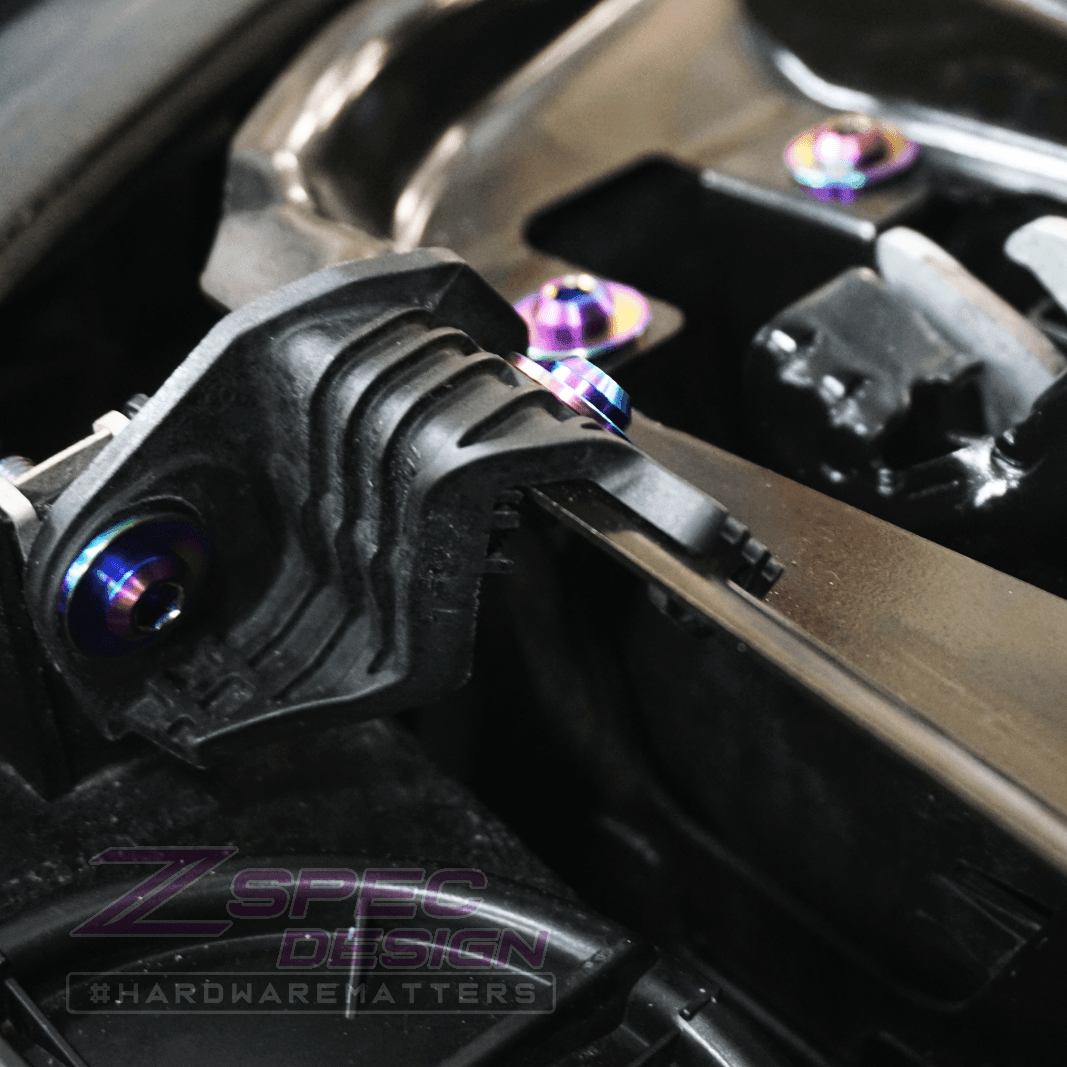 ZSPEC Stage-2 Dress Up Bolts Fastener Kit for '14-19 BMW 435i F32 3.0T, Titanium