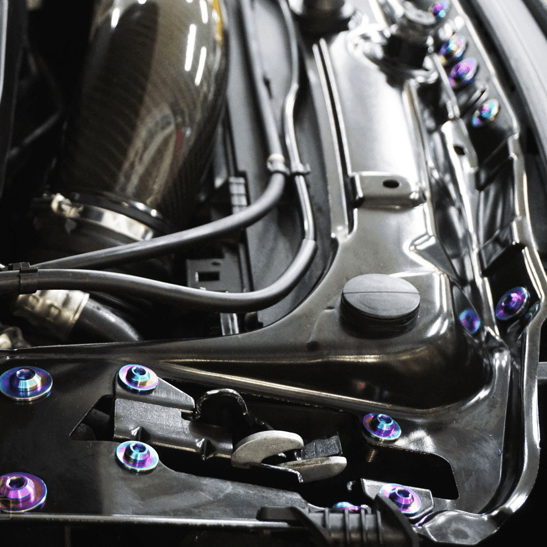 ZSPEC Stage-2 Dress Up Bolts Fastener Kit for '14-19 BMW 435i F32 3.0T, Titanium