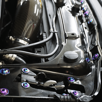 ZSPEC Stage-2 Dress Up Bolts Fastener Kit for '14-19 BMW 435i F32 3.0T, Titanium