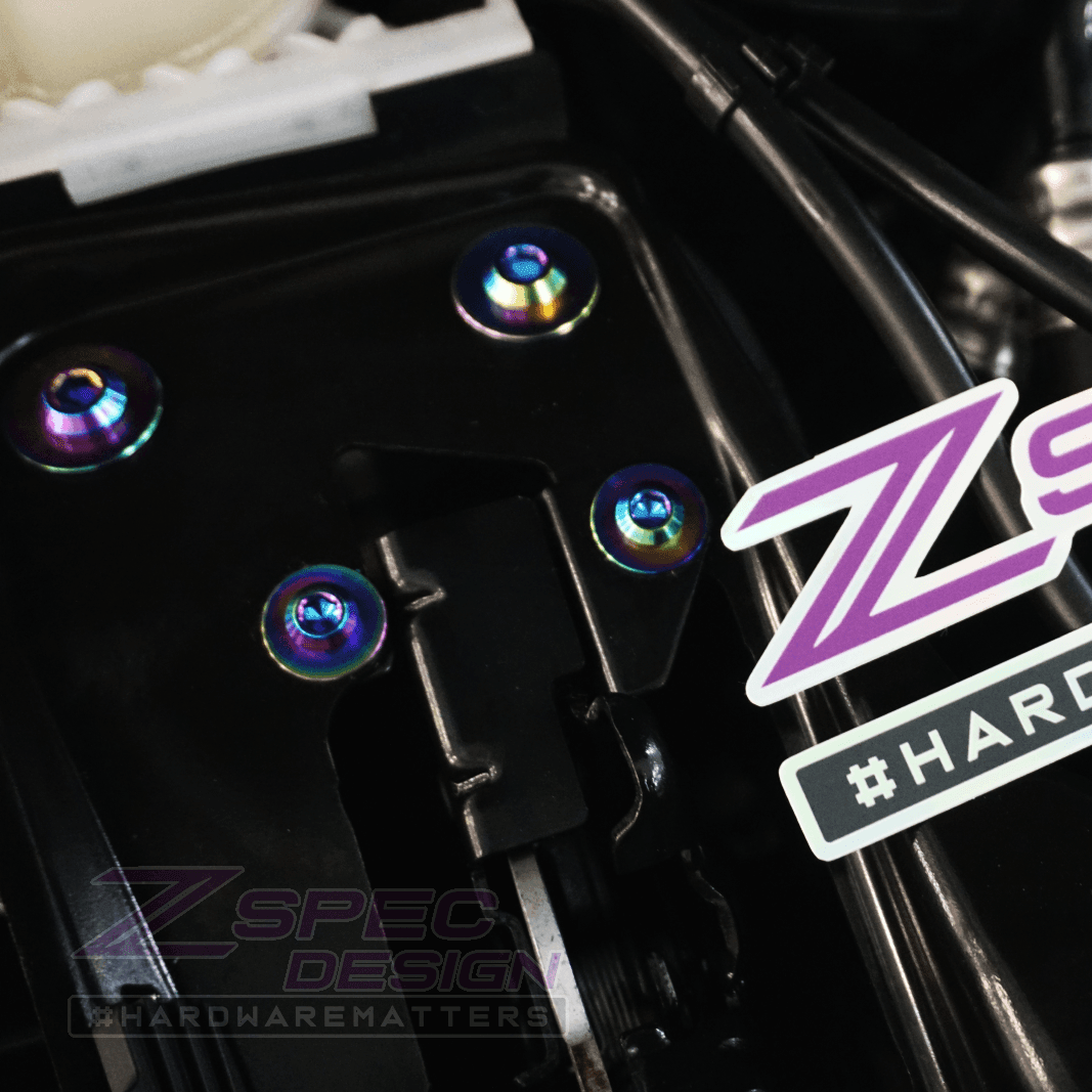 ZSPEC Stage-2 Dress Up Bolts Fastener Kit for '14-19 BMW 435i F32 3.0T, Titanium