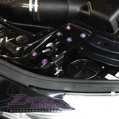 ZSPEC Stage-2 Dress Up Bolts Fastener Kit for '14-19 BMW 435i F32 3.0T, Titanium