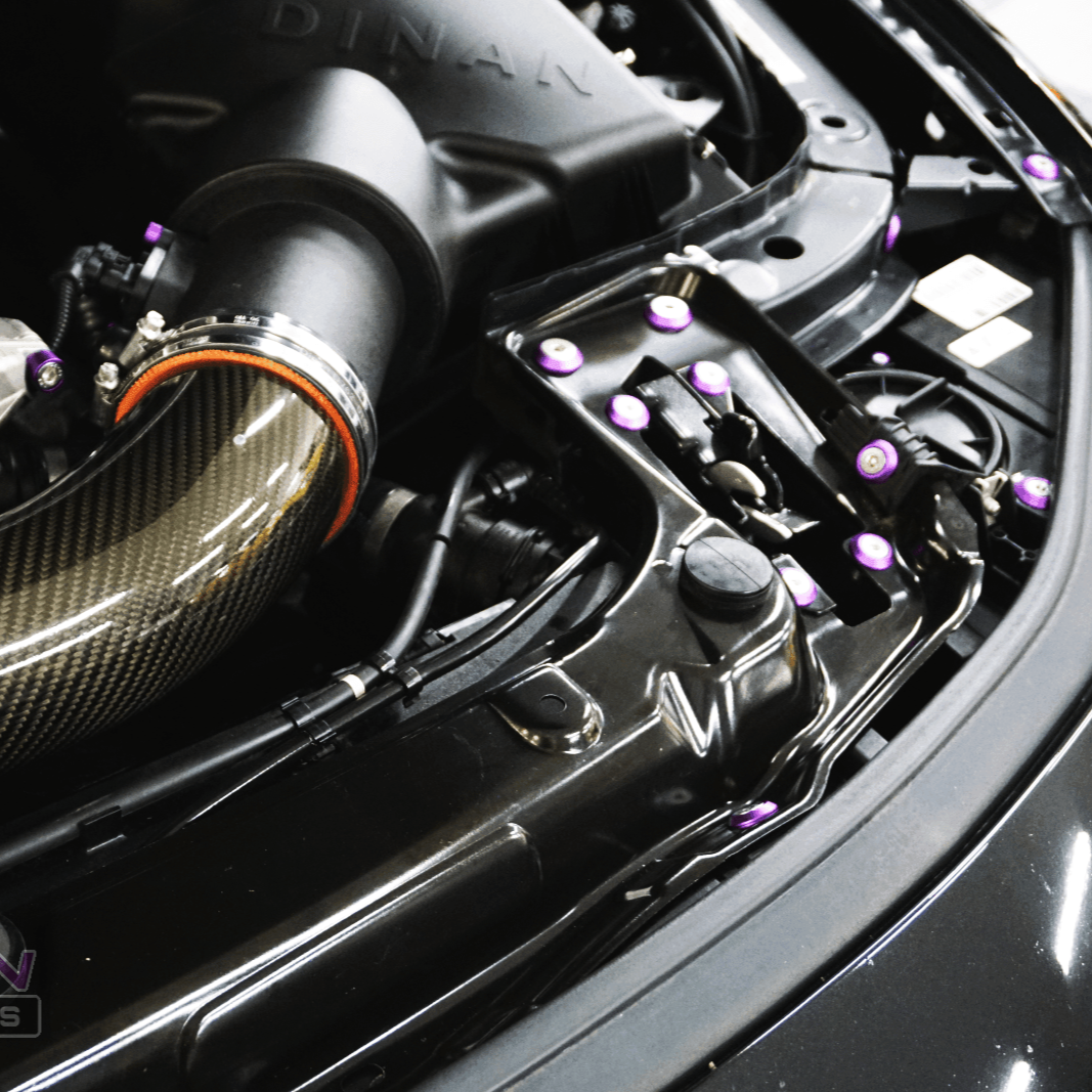 ZSPEC Stage-2 Dress Up Bolts Fastener Kit for '14-19 BMW 435i F32 3.0T, Stainless & Billet