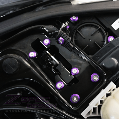 ZSPEC Stage-2 Dress Up Bolts Fastener Kit for '14-19 BMW 435i F32 3.0T, Stainless & Billet