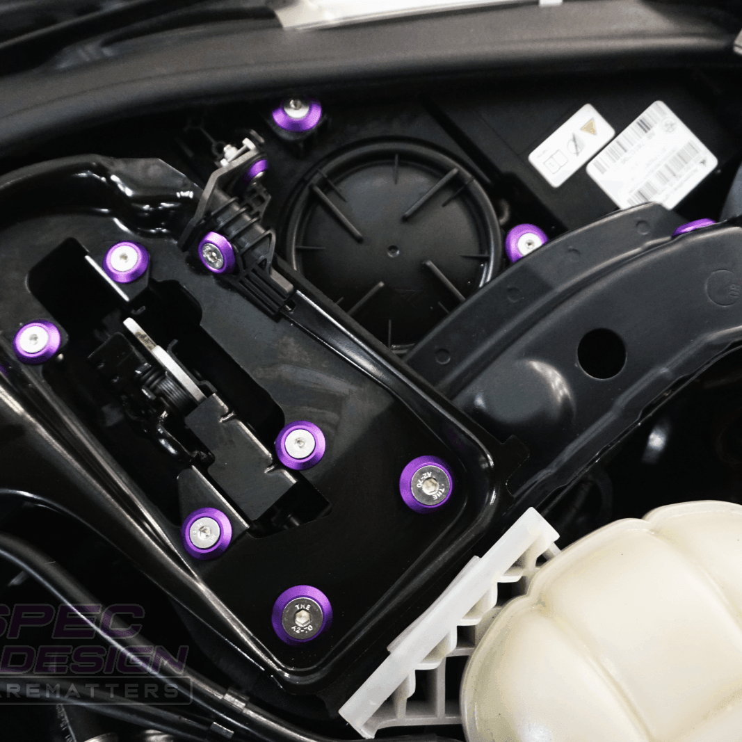 ZSPEC Stage-1 Dress Up Bolts Fastener Kit for '14-19 BMW 435i F32 3.0T, Stainless & Billet