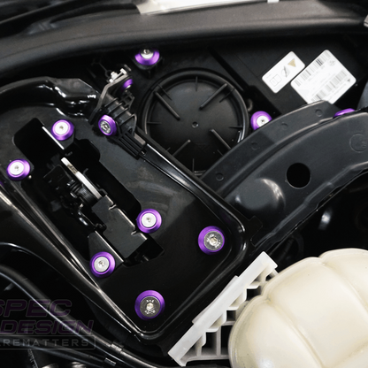 ZSPEC Stage-1 Dress Up Bolts Fastener Kit for '14-19 BMW 435i F32 3.0T, Stainless & Billet