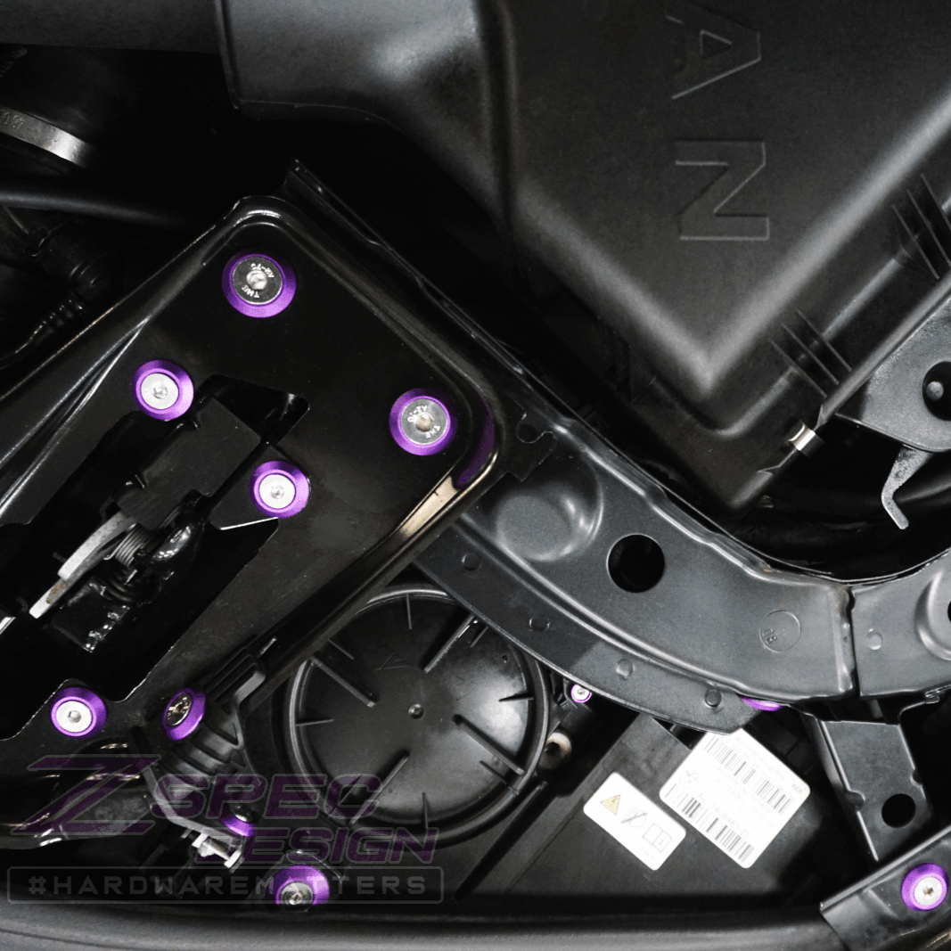 ZSPEC Stage-1 Dress Up Bolts Fastener Kit for '14-19 BMW 435i F32 3.0T, Stainless & Billet