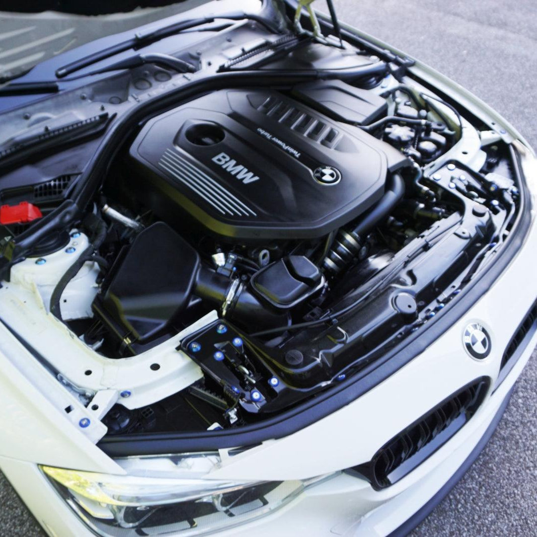 ZSPEC Stage-1 Dress Up Bolts Fastener Kit for BMW 340i F30/F34 3.0T, Stainless & Billet