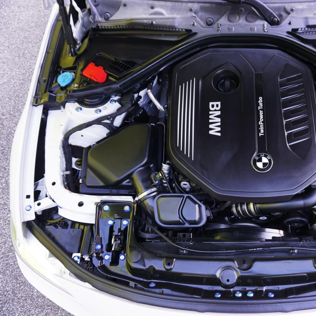 ZSPEC Stage-1 Dress Up Bolts Fastener Kit for BMW 340i F30/F34 3.0T, Stainless & Billet