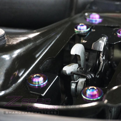 ZSPEC Stage-2 Dress Up Bolts Fastener Kit for '14-18 BMW 340i F34 3.0T, Titanium