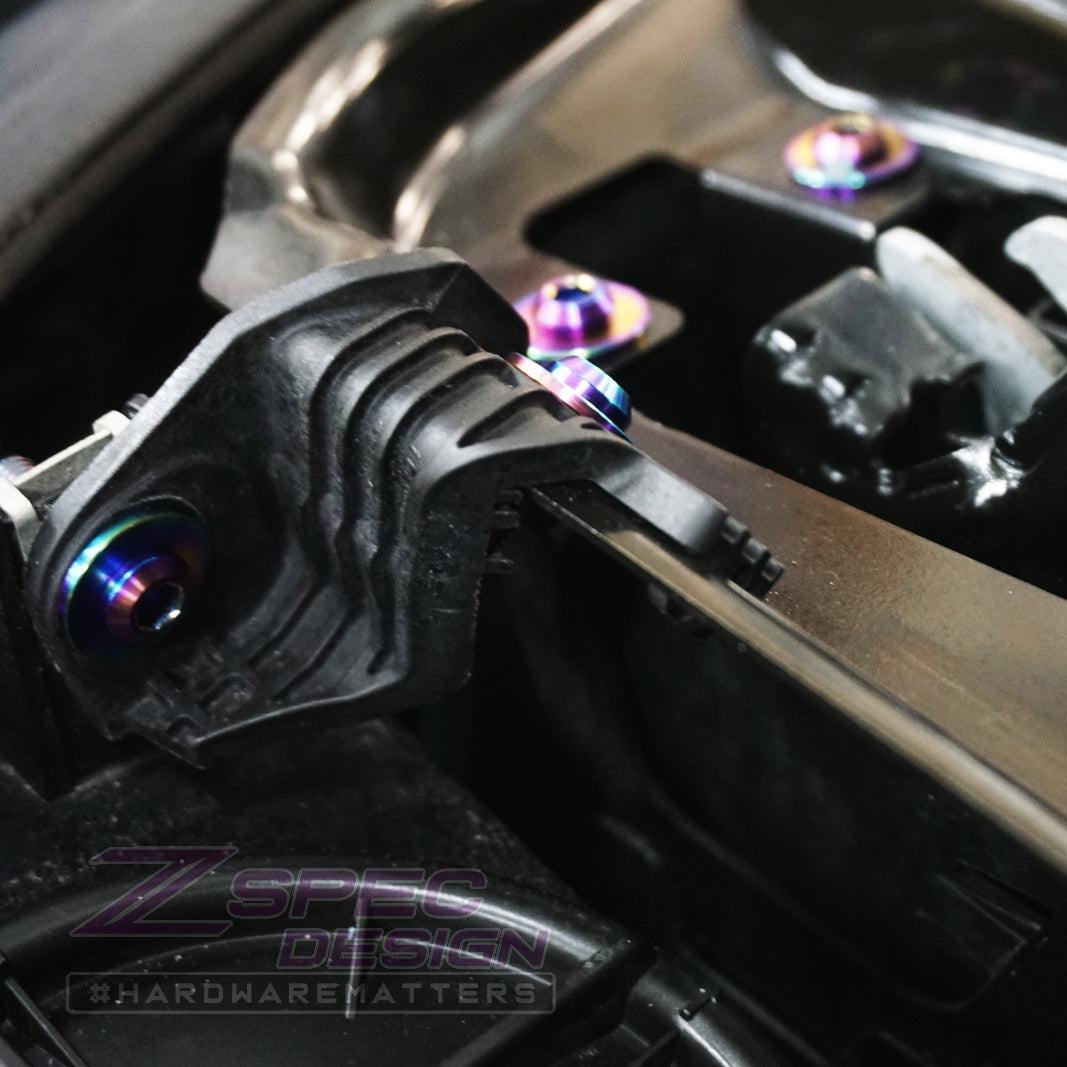 ZSPEC Stage-2 Dress Up Bolts Fastener Kit for '14-18 BMW 340i F34 3.0T, Titanium