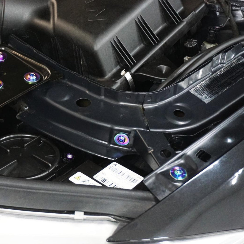 ZSPEC Stage-2 Dress Up Bolts Fastener Kit for '14-18 BMW 340i F34 3.0T, Titanium