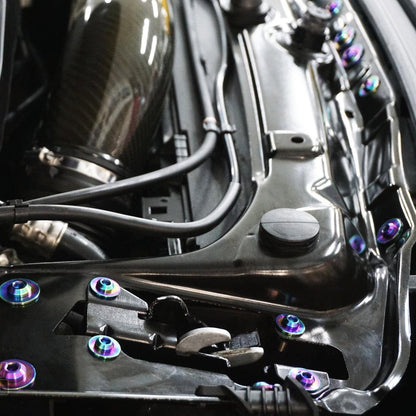 ZSPEC Stage-2 Dress Up Bolts Fastener Kit for '14-18 BMW 340i F34 3.0T, Titanium