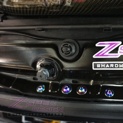 ZSPEC Stage-2 Dress Up Bolts Fastener Kit for '14-18 BMW 340i F34 3.0T, Titanium