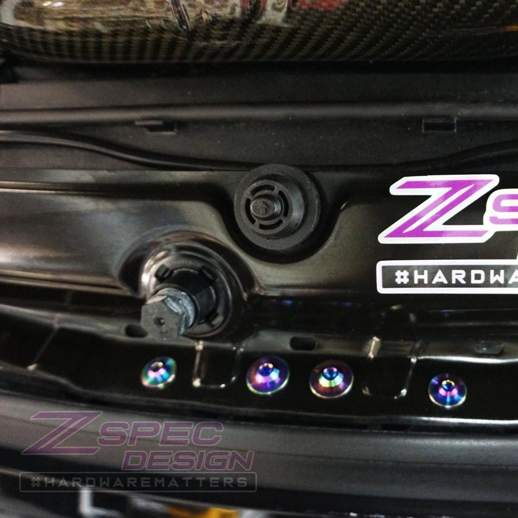 ZSPEC Stage-1 Dress Up Bolts Fastener Kit for '14-18 BMW 340i F34 3.0T, Titanium