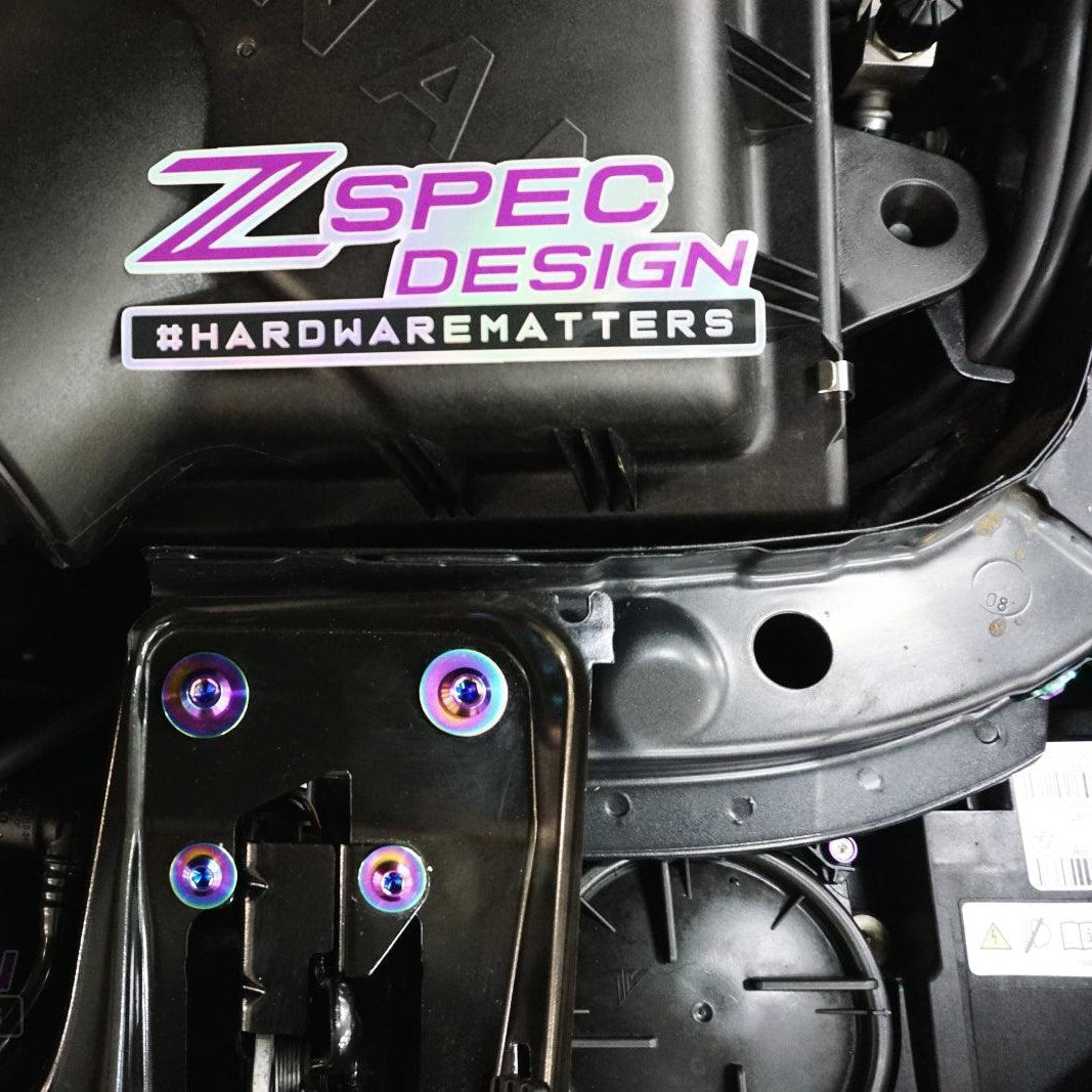 ZSPEC Stage-1 Dress Up Bolts Fastener Kit for '14-18 BMW 340i F34 3.0T, Titanium