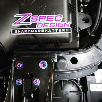 ZSPEC Stage-1 Dress Up Bolts Fastener Kit for '14-18 BMW 340i F34 3.0T, Titanium