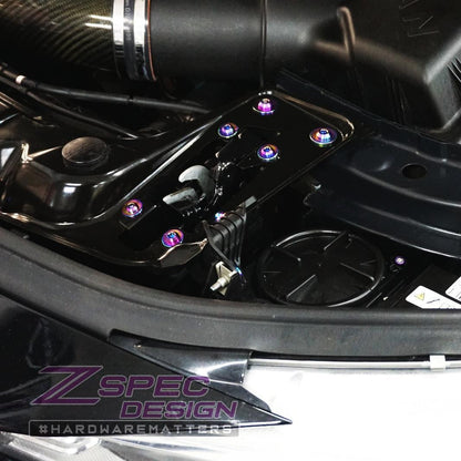 ZSPEC Stage-2 Dress Up Bolts Fastener Kit for '14-18 BMW 340i F34 3.0T, Titanium