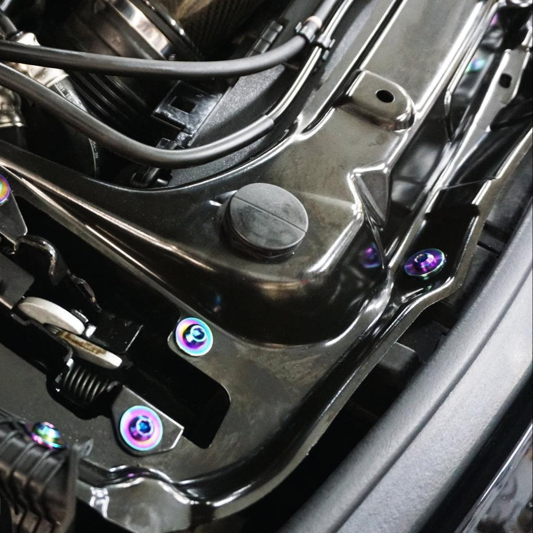 ZSPEC Stage-2 Dress Up Bolts Fastener Kit for '14-18 BMW 340i F34 3.0T, Titanium