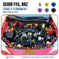 ZSPEC Stage-3 Dress Up Bolts Fastener Kit for Scion FRS Subaru BRZ Toyota GT86 Titanium
