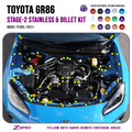 ZSPEC Stage-2 Dress Up Bolts Fastener Kit for Toyota GR86 & Subaru BRZ, Stainless & Billet