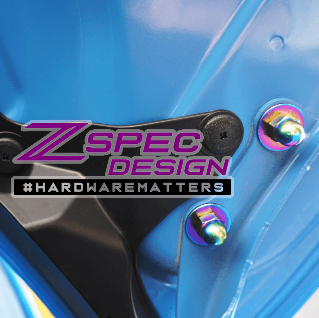 ZSPEC Stage-2 Dress Up Bolt Fastener Kit for Toyota GR86 & Subaru BRZ, Titanium