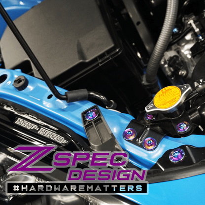ZSPEC Stage-3 Dress Up Bolts Fastener Kit for Toyota GR86 & Subaru BRZ, Titanium